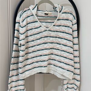Roxy “Baja Beach" striped pullover.